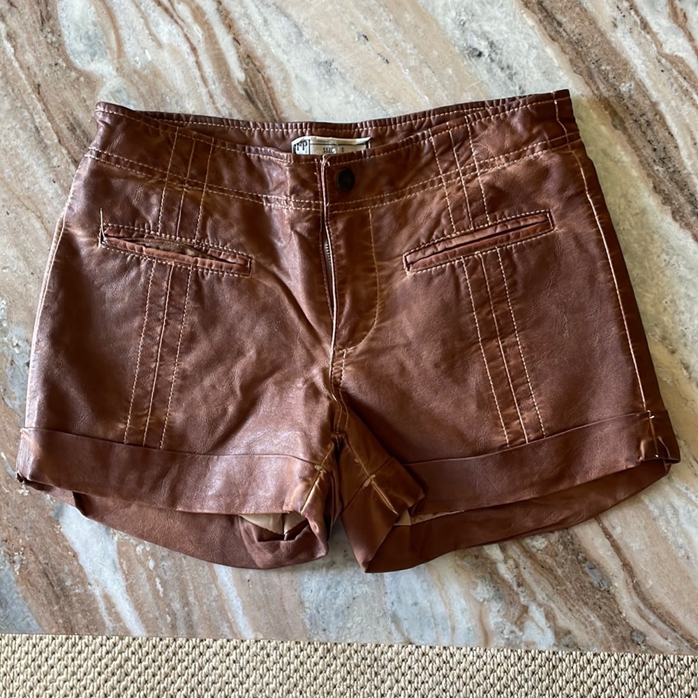 Free People Leather short